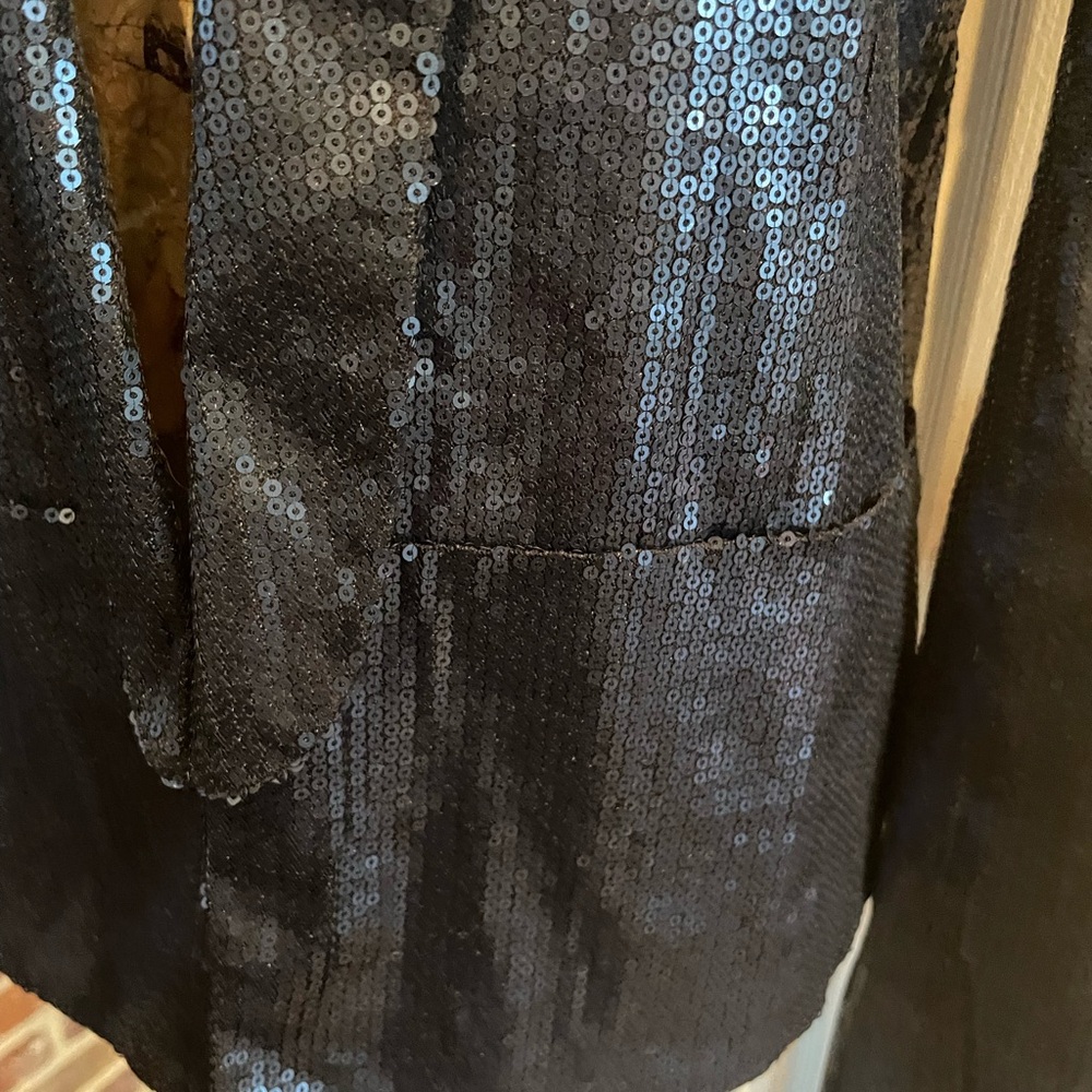 Forever 21 Midnight Sequin Blazer - Picture 3 of 5